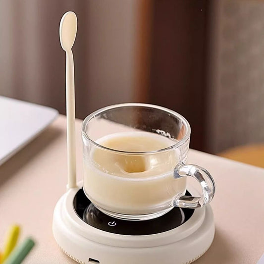 USB Charging Electric Milk Coffee Blender Automatic with Spoon Magnetic Stirrer Magnetically Levitated Stirring Capsule