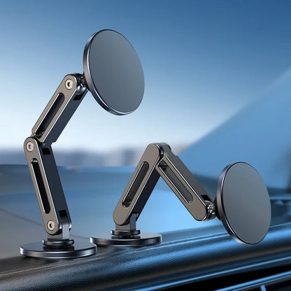 Magnetic Suction Mobile Phone Holder Is Suitable For Tesla Magnet Suspended Screen Cars With 360 Degree Rotating Aluminum Alloy