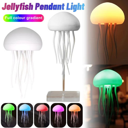 Voice-Controlled Jellyfish Pendant Light with Type-C Charging – Creative Gift for Kids & Holidays