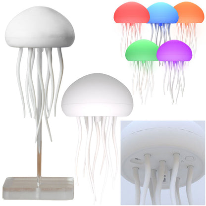 Voice-Controlled Jellyfish Pendant Light with Type-C Charging – Creative Gift for Kids & Holidays