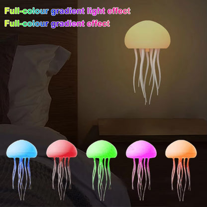 Voice-Controlled Jellyfish Pendant Light with Type-C Charging – Creative Gift for Kids & Holidays